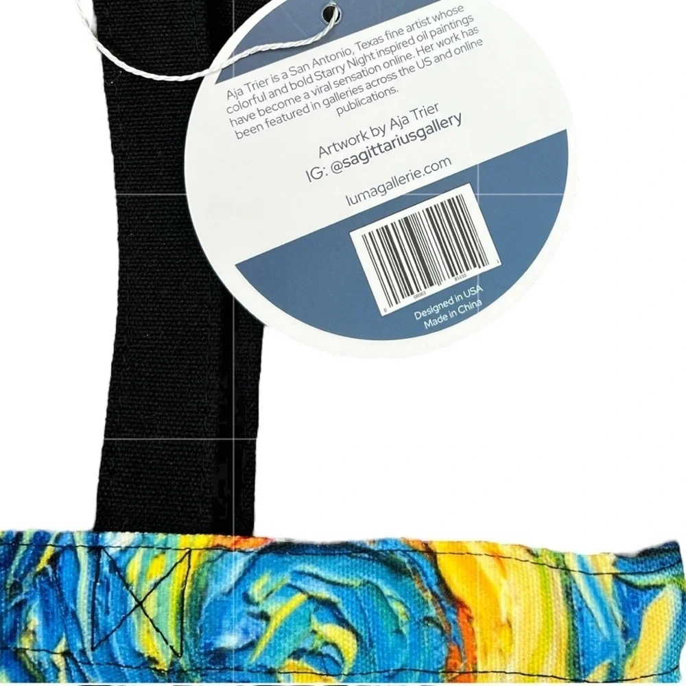 Aja Trier - 2/$35 - ‘Starry Night - Corgi’ Tote Bag. NWT. 15”x16”. *Last one! - Picture 4 of 4